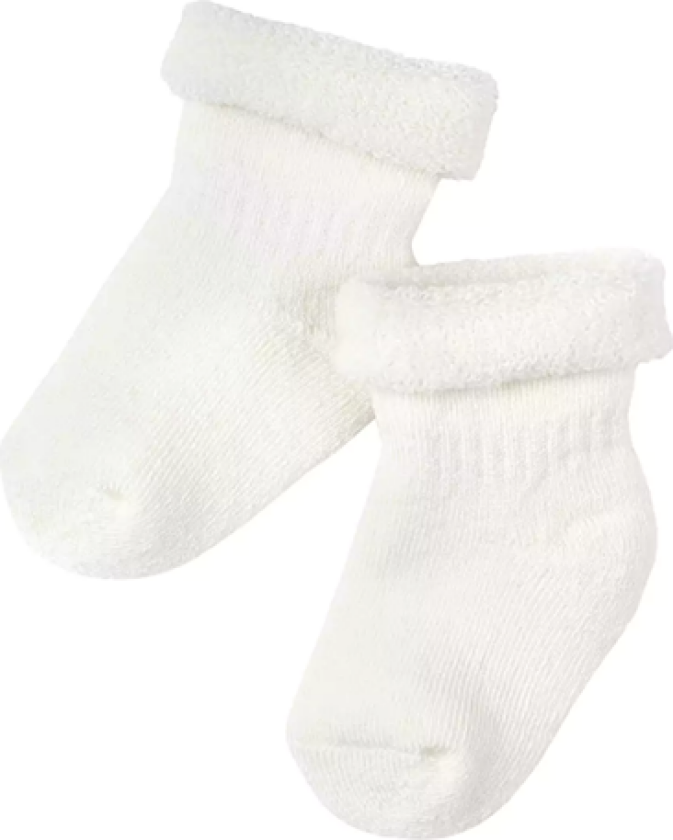 Ullsokk Frottè Hvit 23-26