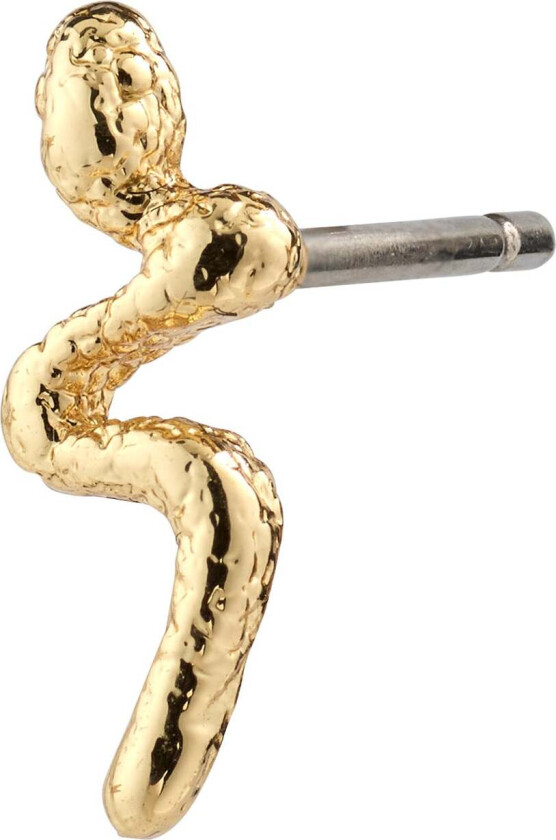 PRISKILLA single øredobb gullbelagt