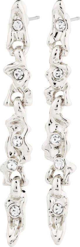 SUNSET krystalløredobber sølvbelagt