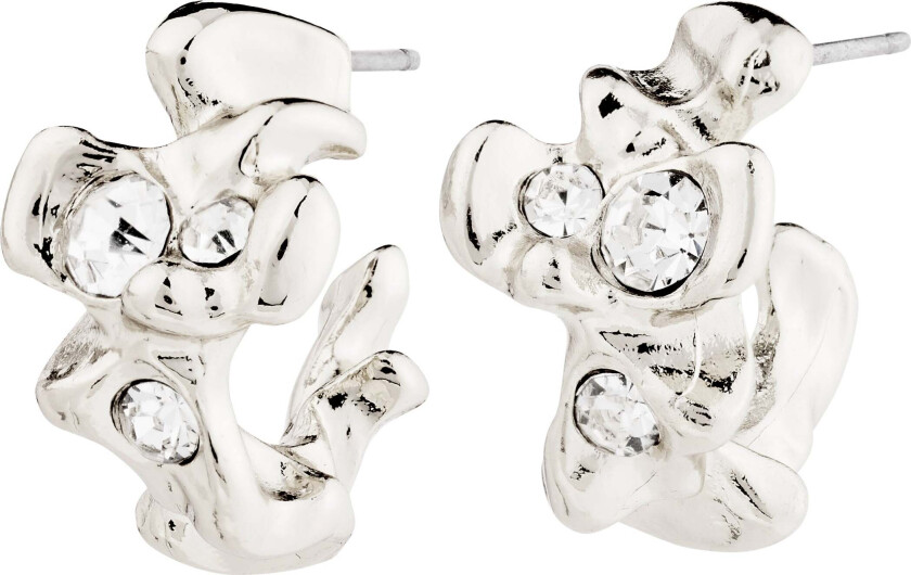 SUNSET øreringer sølvbelagt