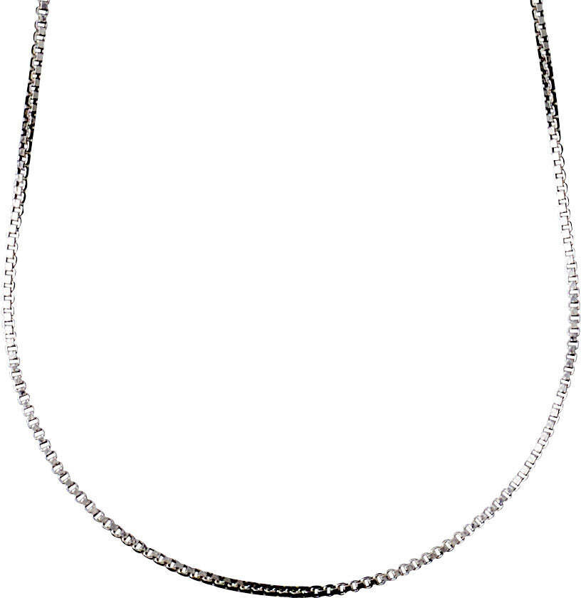 NANCY halskjede 45 cm sølvbelagt