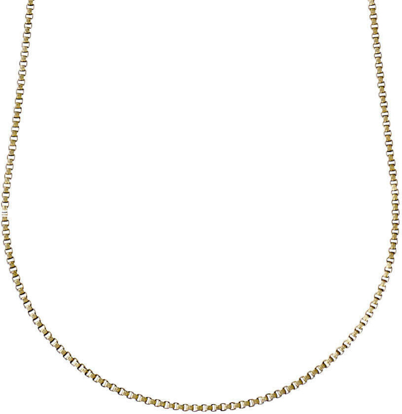 NANCY halskjede 80 cm gullbelagt