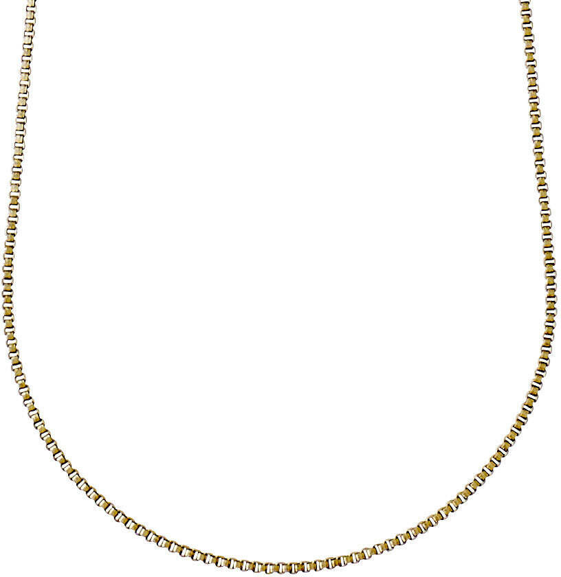 NANCY halskjede 60 cm gullbelagt