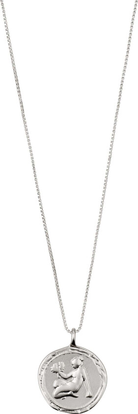 JOMFRU stjernetegn-halskjede, sølvbelagt