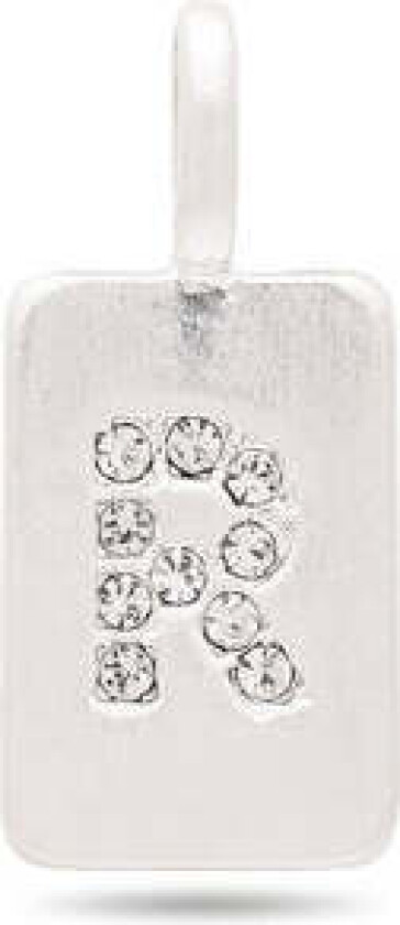 Bilde av CHARM krystall R anheng, sølvbelagt