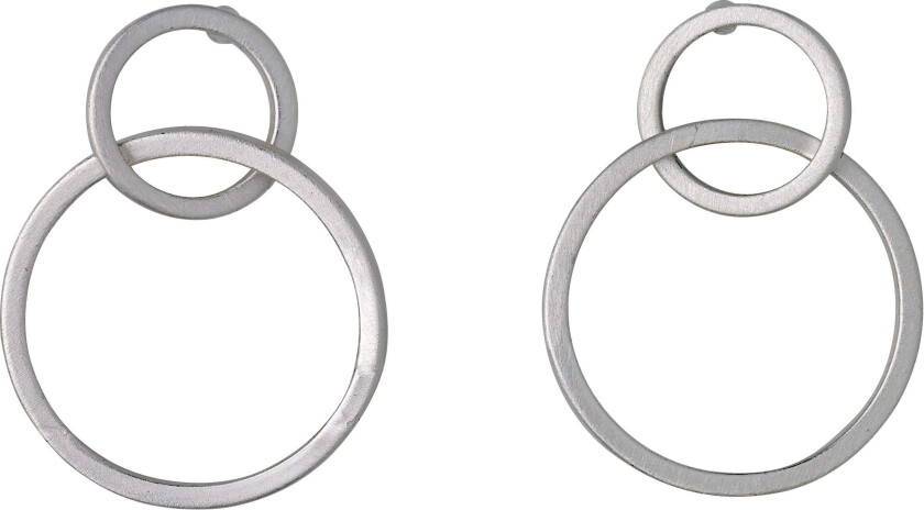 HARPER øreringer sølvbelagt