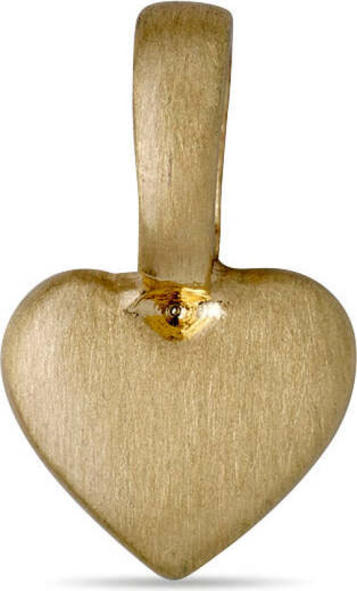 CHARM hjerteanheng gullbelagt