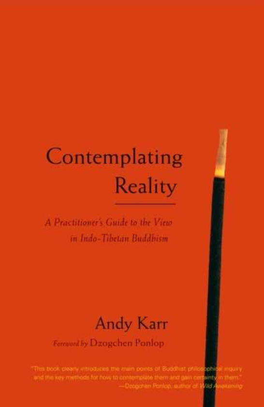 Contemplating Reality A Practitioner's Guide to the View in IndoTibetan Buddhism