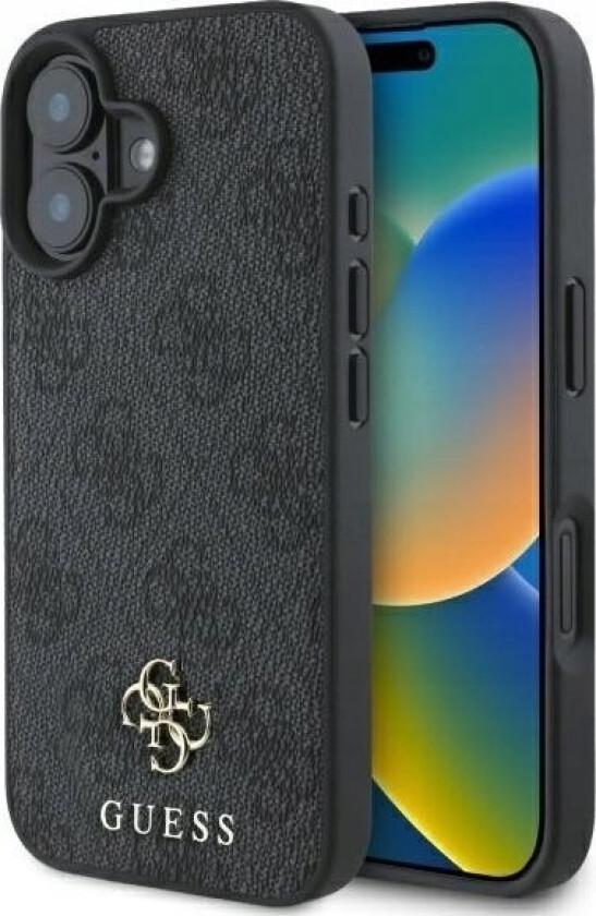 Pu 4G Liten Metalllogo Magsafe-Deksel Til Iphone 16 Grå