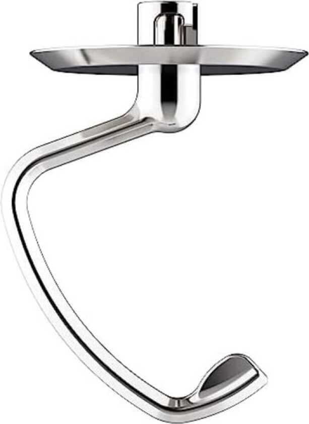 Polert deigkrok i rustfritt stål for Kitchenaid kjøkkenmaskin, passer til 4,5-5 Qt vippehode-kjøkkenmaskin for Kitchenaid deig