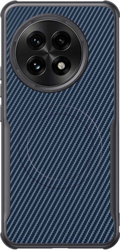 OnePlus 13 Carbon Plast Deksel - MagSafe Kompatibel - Blå