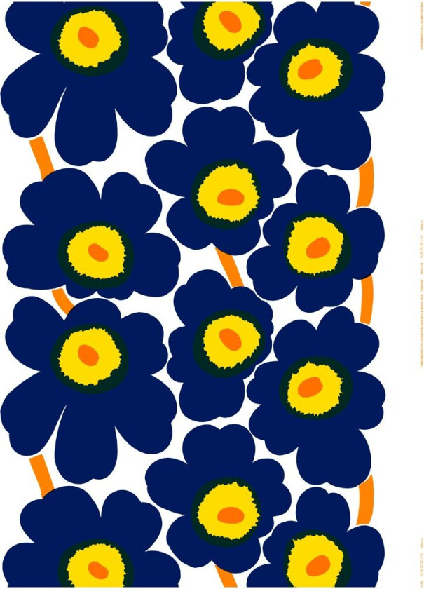 Unikko voksduk Blue