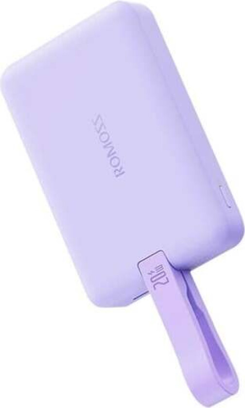 Powerbank WMS10 10000mAh 20W (purple) Nødlader - Lilla - 10000 mAh