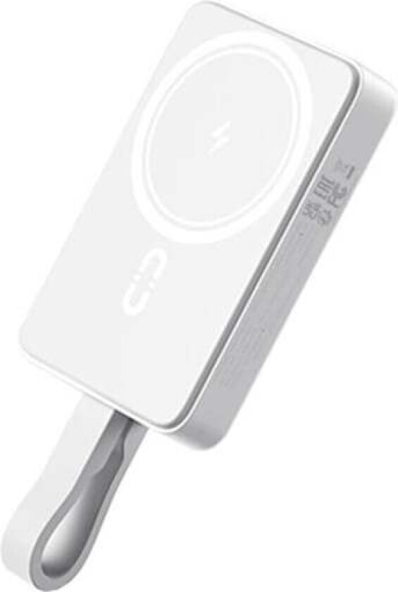 Powerbank WMS10 10000mAh 30W (white) Nødlader - Hvit - 10000 mAh