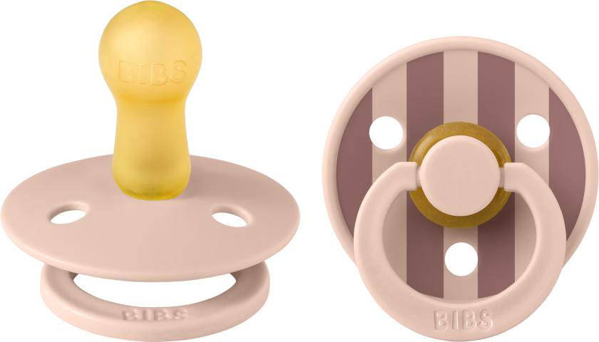 Pacifier Studio Colour 2 PACK Block Latex - Blush Mix - Size 2