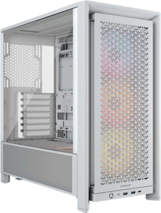 Frame 4000D RS ARGB - Kabinett - Miditower - Hvit
