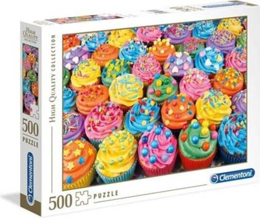 500 pcs. High Quality Collection COLORFUL CUPCAKES Gulv