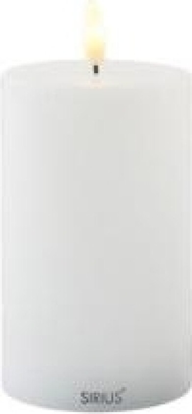 Sirius Sille Outdoor Bloklys Hvid - H 12,5 Cm