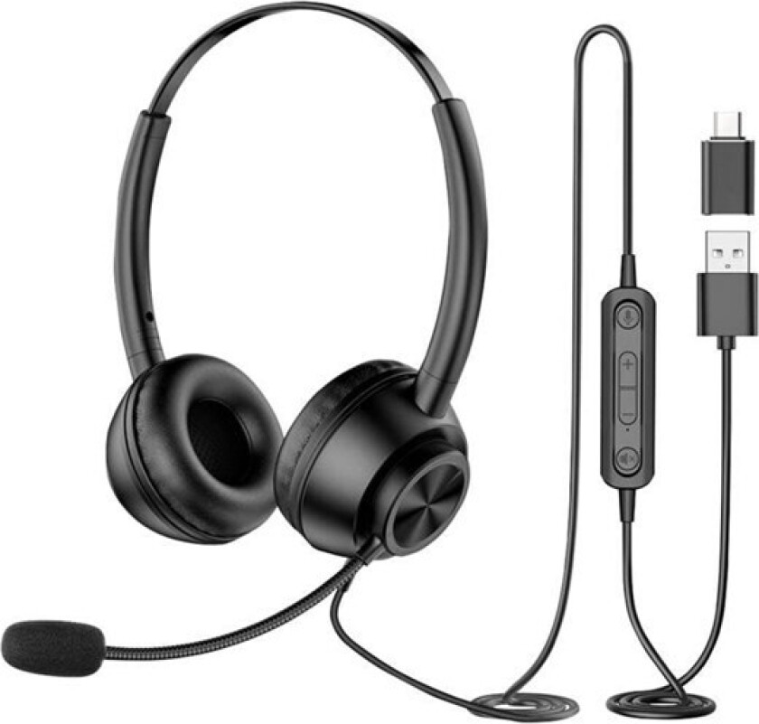 Wired headset with microphone H368