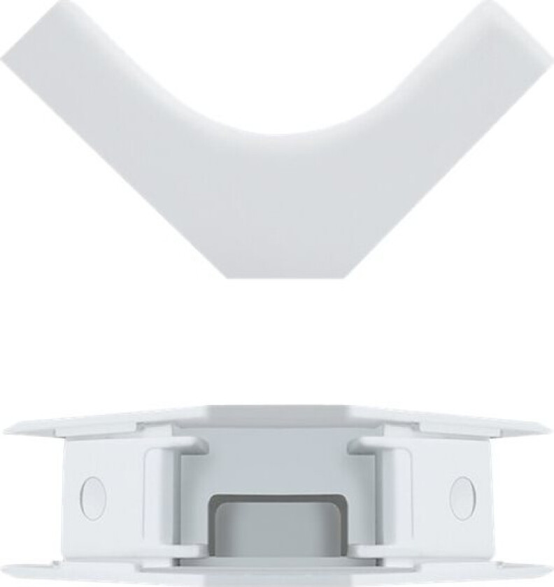 Bending Angle | 45 X 18Mm - Innervinkel For Kabelkanal - Hvit