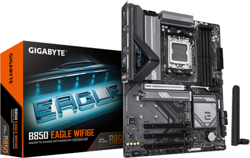 B850 EAGLE WIFI6E Hovedkort - AMD B850 - AMD AM5 socket - DDR5 RAM - ATX