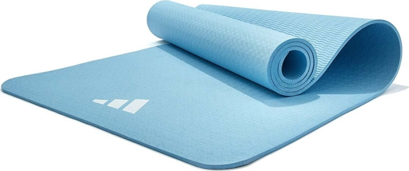 Adidas 8 mm Yogamatte - Lys blå