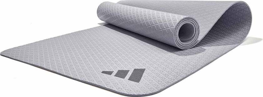 Adidas 4 mm Yogamatte - Sølv