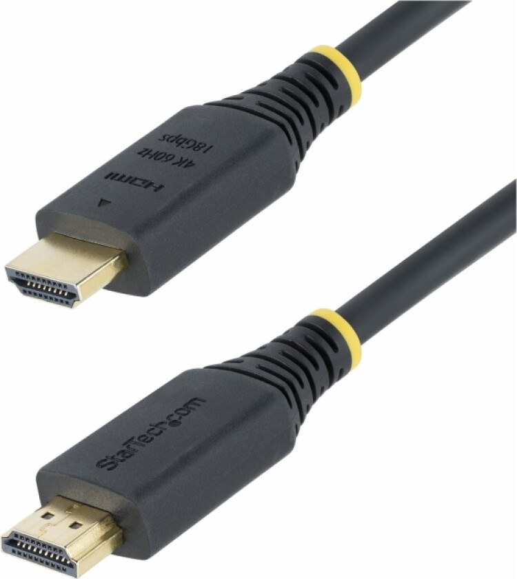 Startech.Com 4M (13Ft) Premium Certified High Speed Hdmi Cable, 4K60hz - Premium High Speed - Hdmi-Kabel Med Ethernet - Hdmi Hann Til Hdmi Hann - 4 M