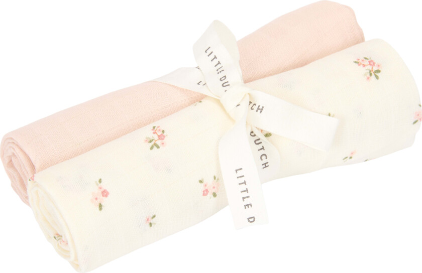 Fairy Blossom & Blossom Musselintepper 2-Pakk, Hvit - Gulpekluter & Babytepper - Bomull