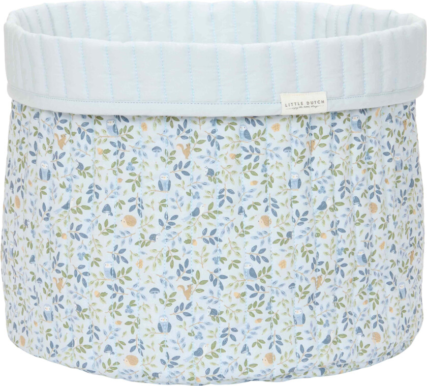 Forest Adventure Oppbevaringskurv L, Blå - Kurver - Bomull