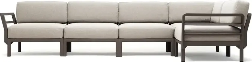 Maximo 5 hjørnesofa Terra - Perla
