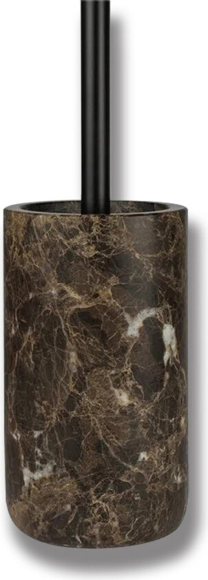 Marble toalettbørste 36 cm Brun