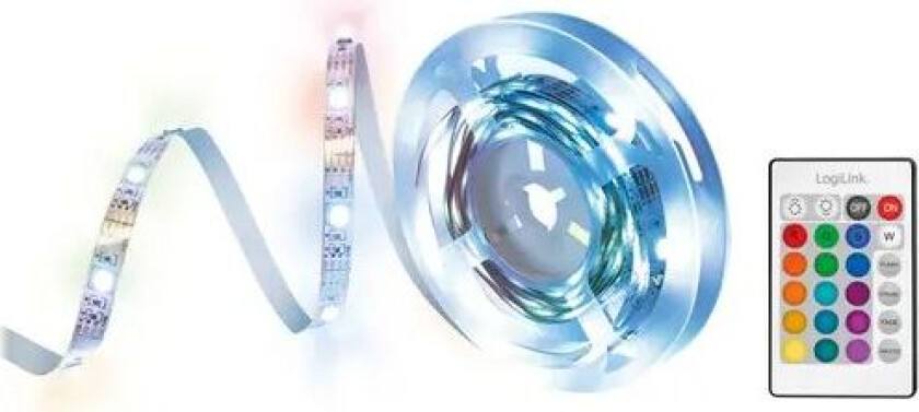 Logilink Led-list Rgb Med Fjernkontroll 3 Meter