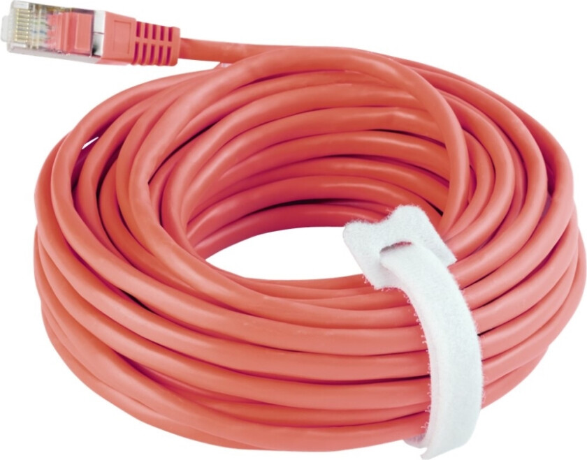 Cavoline Grip Tie, Velcro Strap Cable Tie, Hvid, 20 Cm, 10 Mm - (5 Stk.)