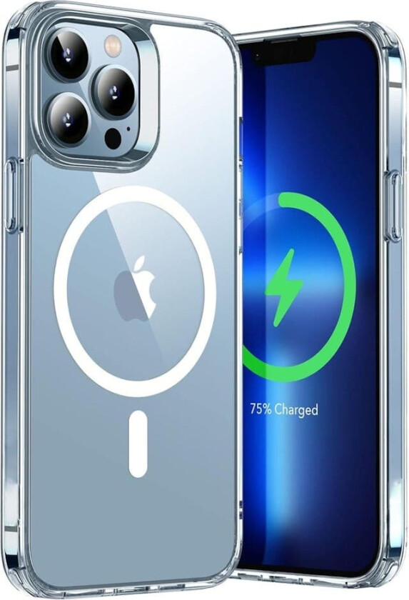 iPhone 13 Pro gjennomsiktig Magsafe-deksel – Perfekt passform og trådløs lading