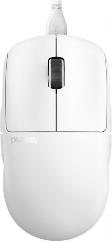 X2a Medium Wired Spillmus - Hvit