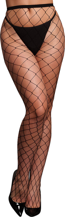 Le Désir: Panty with Big Fishnet Structure, One Size