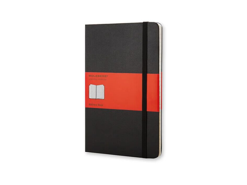 Address Book Hard P - Black