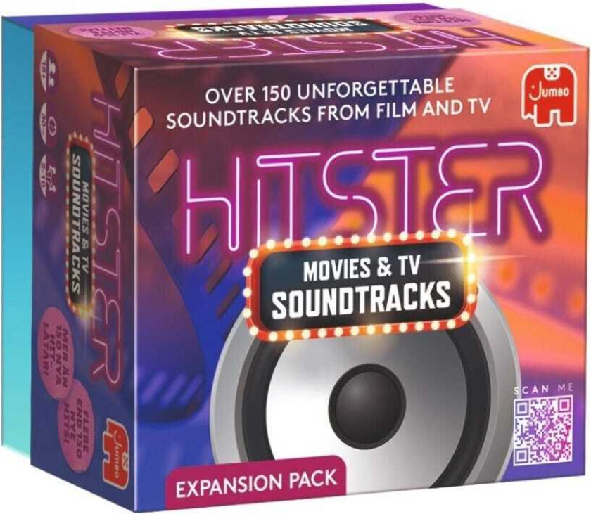 Hitster Movies & TV Soundtracks Utvidelse/Ekstrapakke