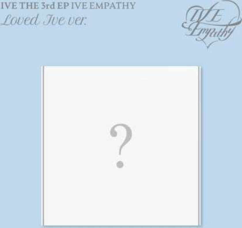 Ive Ive Empathy Loved Ive Version incl. 72pg Photobook, Sticker, Folded Poster + Photocard CD