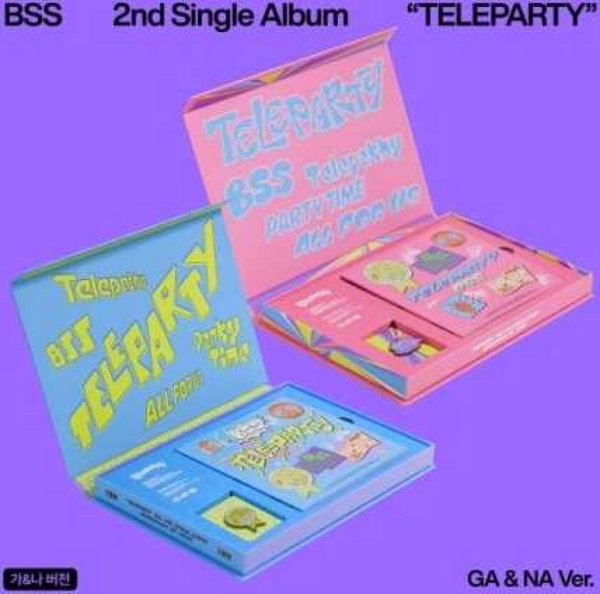 BSS (Seventeen) Teleparty Random Cover Incl. Photobook, MiniBook, Sticker Pack, Lyric Book, Photocard, Id Card + Folded Poster CD