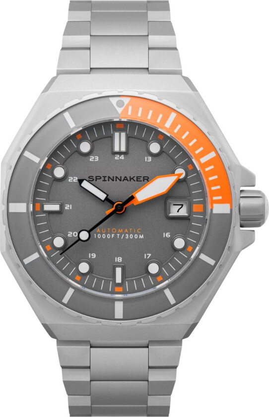 Dumas Automatic Sandblast SP-5081-LL - Automatisk - Grå - Herreklokker - Rustfritt stål - ledd m/pin - Safir