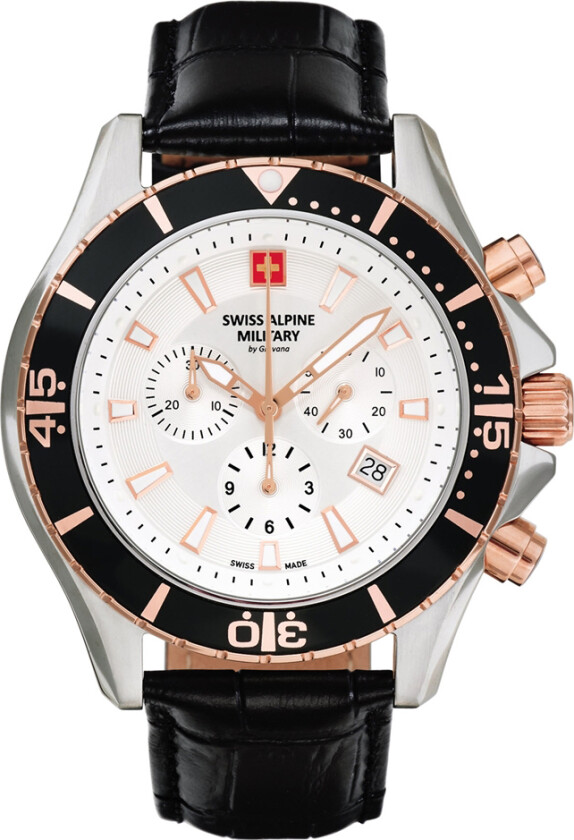 Nautilus Chrono 7040.9552SAM - Kvarts - Sølv - Herreklokker - Skinn - Safir