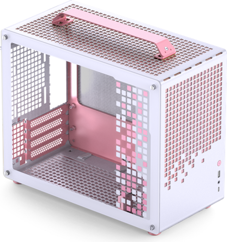 Z20 White/Pink - Kabinett - Minitower - Hvit