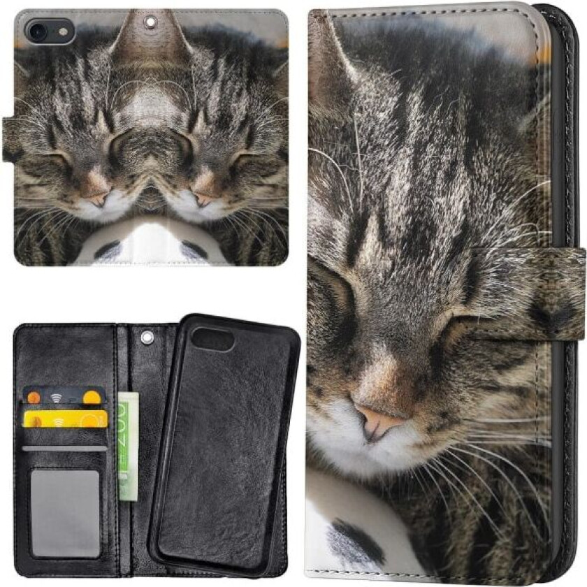 iPhone 6/6s - Lommebok Deksel Sovende Katt