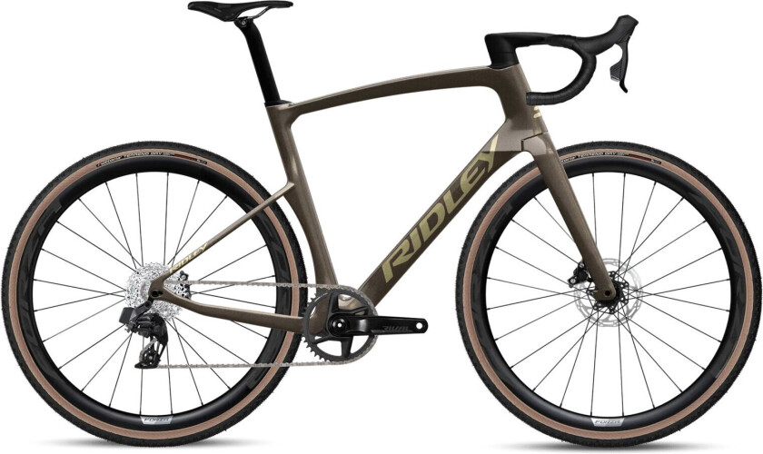 Kanzo Fast Rival XPLR AXS Carbon 23, gravelsykkel, grussykkel, unisex Dark Brown Metallic