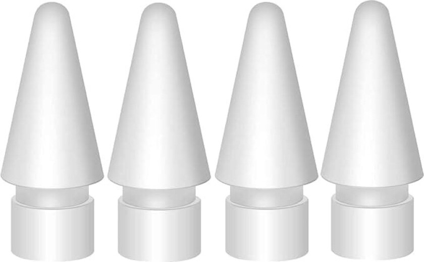 Ersatzspiss for Apple Pencil 1/2 Gen – 4 stk. spisser for Apple-penner