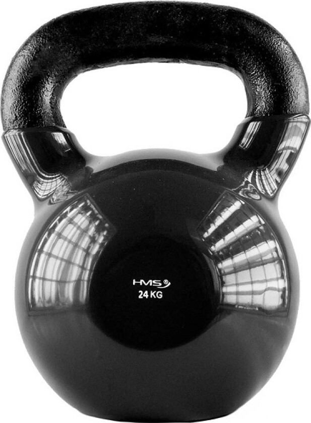 Kettlebell Vinyl 24 Kg Sort Hms Knv24