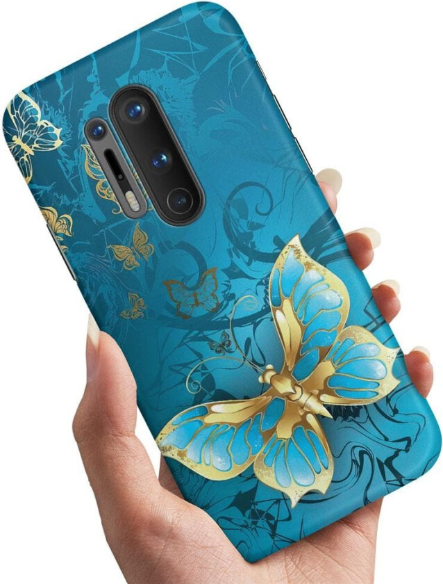 OnePlus 8 Pro - Deksel/Mobildeksel Sommerfugler