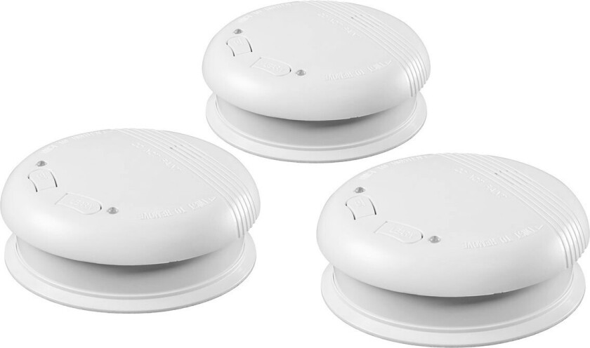 LM-101LB Optisk brannalarm (Batteri) 3pk